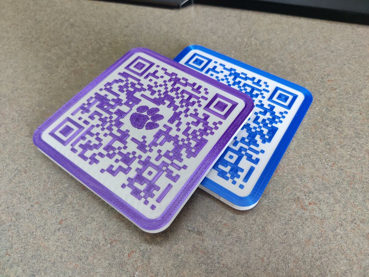 Custom Wifi QR Coaster