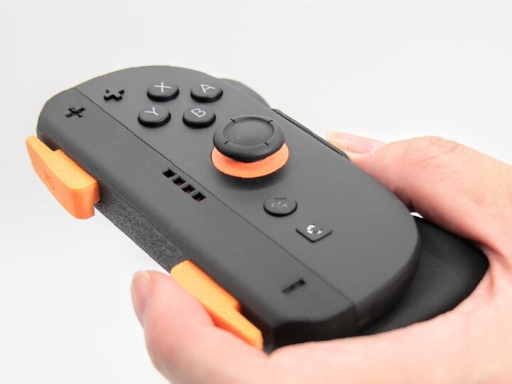 Joy-Con Single Grip (compatible with Nintendo Switch 2) | Ergonomic 3D-Printed Grip | Authorized Licensed Sale