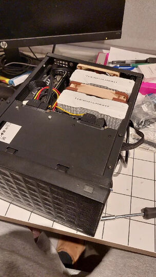 Silverstone SG13 Rear PSU Relocation Backplate (SFX / SFX-L Front-Mount Mod) - 80mm fan version