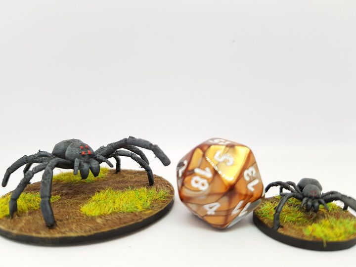 Giant spider for 28mm tabletop gaming