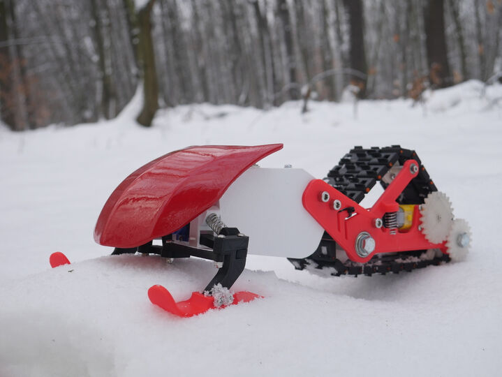 3D printed snowmobile