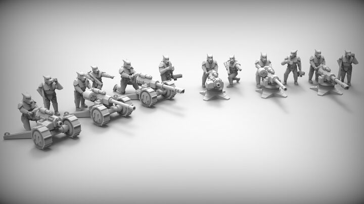 HEAVY WEAPONS - GUARD DOGS 28mm (RESIN)