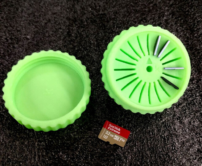 Micro SD card holder 3D Printable Model on Treatstock