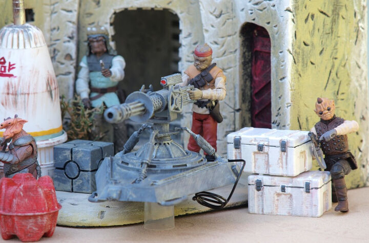 Star Wars The Mandalorian tripod Cannon (S1E1) 4"/6" Action figures