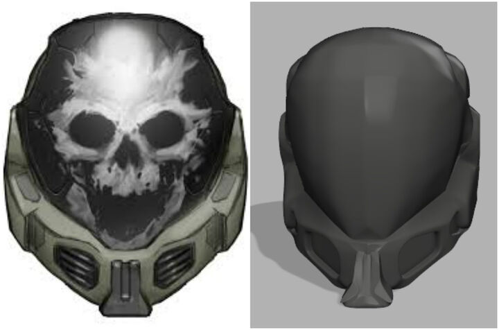 Emile Helmet Halo Reach - 3D Printable Model on Treatstock