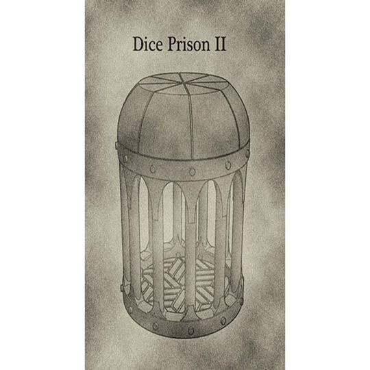 D&D Dice Prison II or Jail with Lid for Dungeons & Dragons, Pathfinder or other Tabletop Games