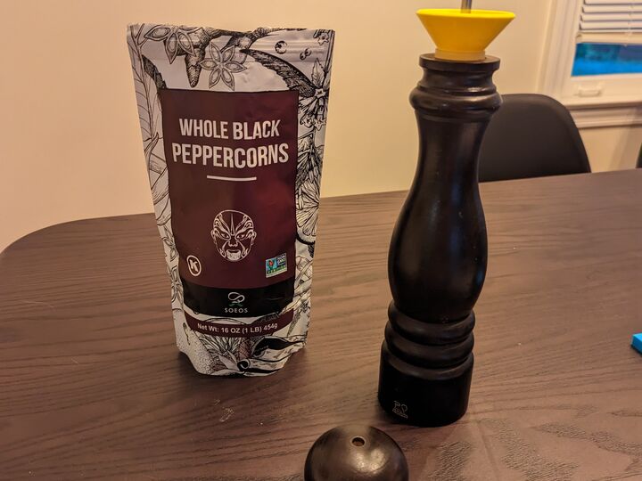 Pepper Grinder Funnel