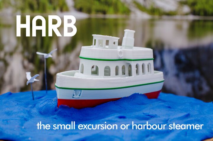 HARB - the small excursion or harbour steamer