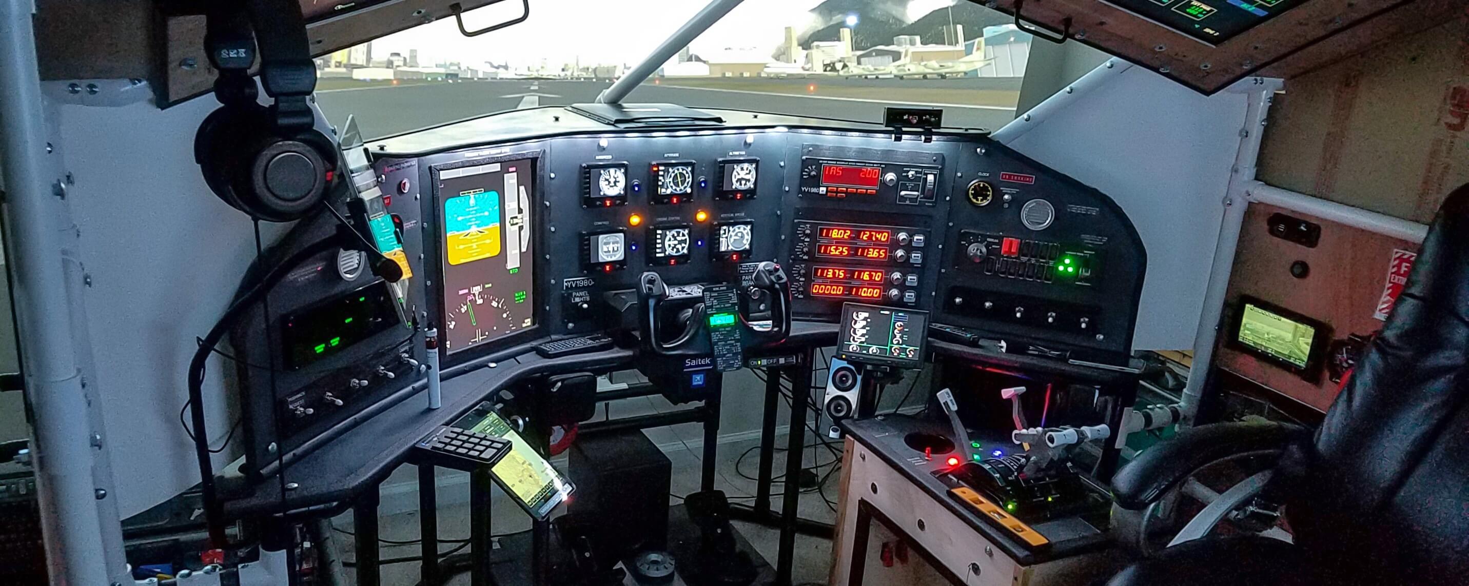 diy flight sim cockpit