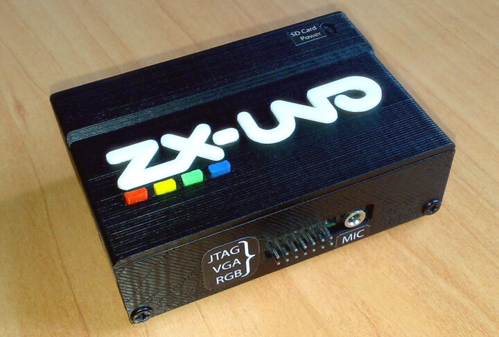 ZX Uno case, a Sinclair ZX Spectrum clone - 3D Printable Model on 