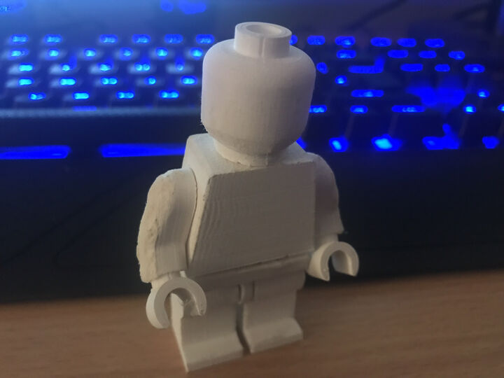 3d printed lego minifigure