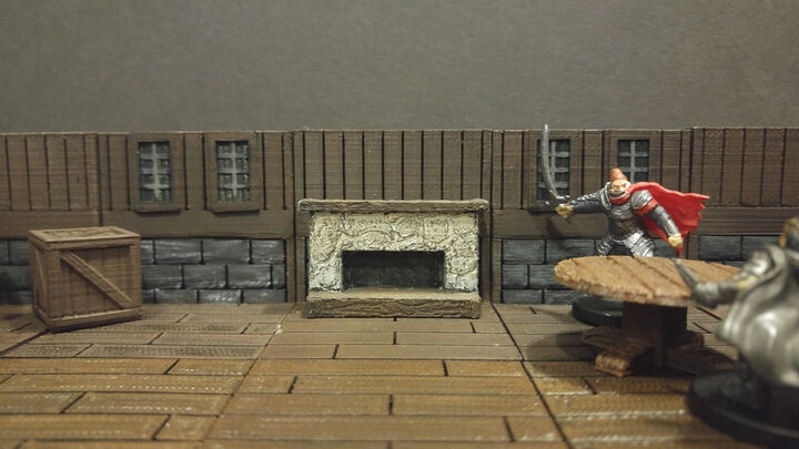 threednd - fireplace