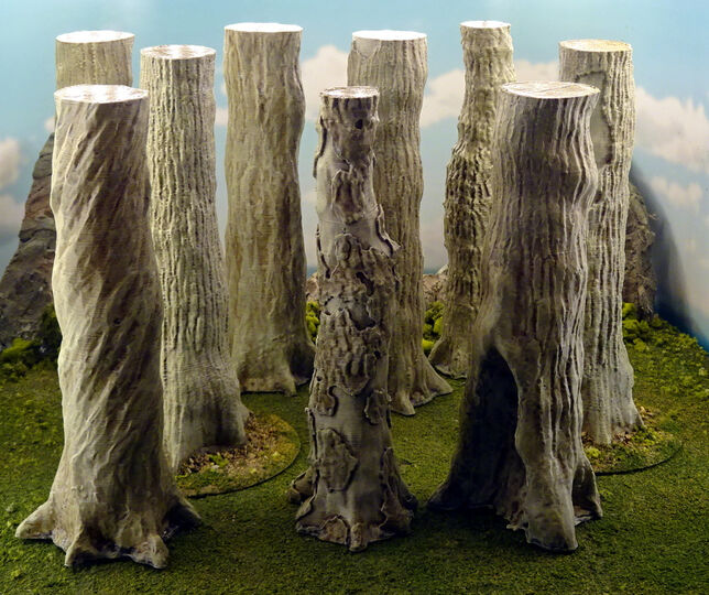 Vegetation B - Giant tree trunks