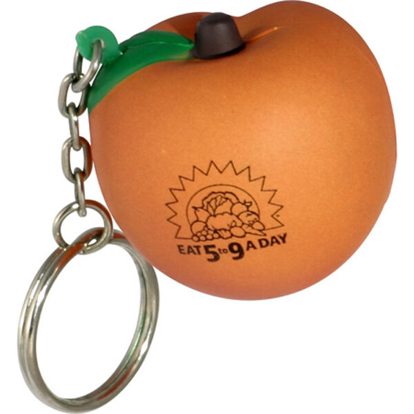 Peach keychain on sale