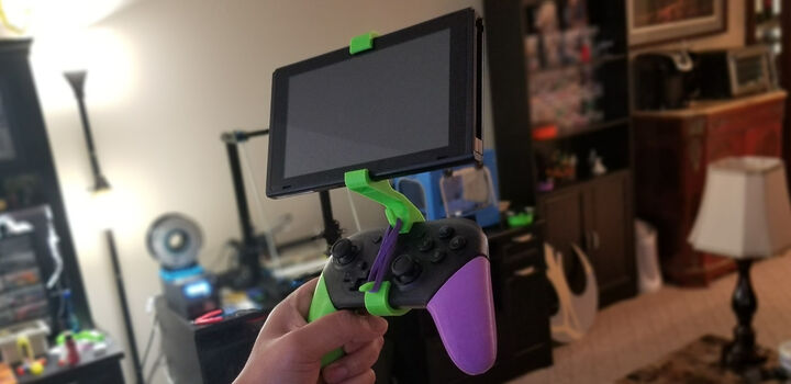 3d printed nintendo switch pro controller mount