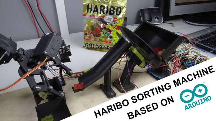 DIY Haribo sorting machine with Arduino