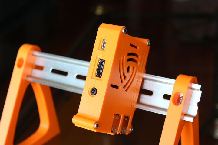 svamp Envision auktion Raspberry Pi DIN Rail Case - 3D Printable Model on Treatstock
