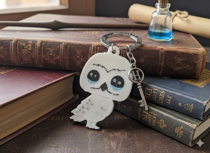 Hedwig NFC Keychain – Hogwarts Magic at Your Fingertips!