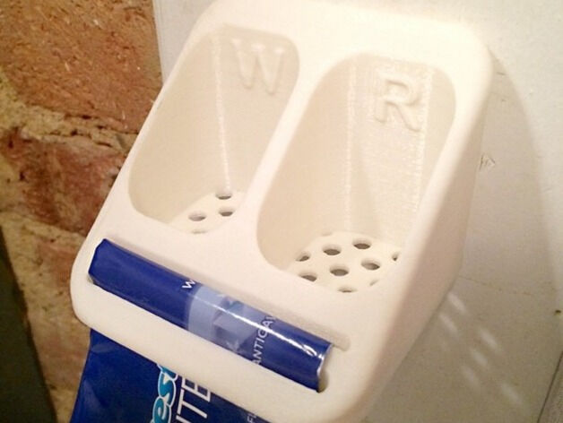 Toothbrush / Toothpaste Holder