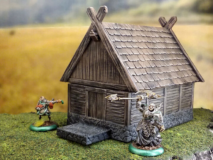 Smaller fantasy viking house