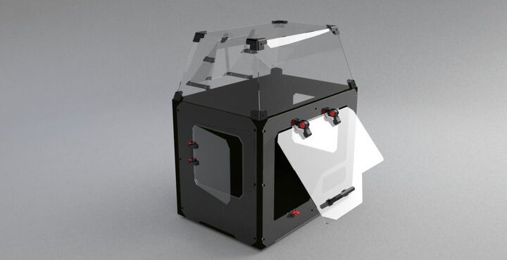 makerbot replicator2 Dust-proof enclosure