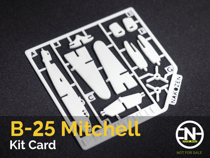 B-25J Mitchell Kit Card