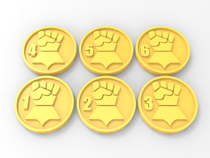 Imperial Fists Objective Markers