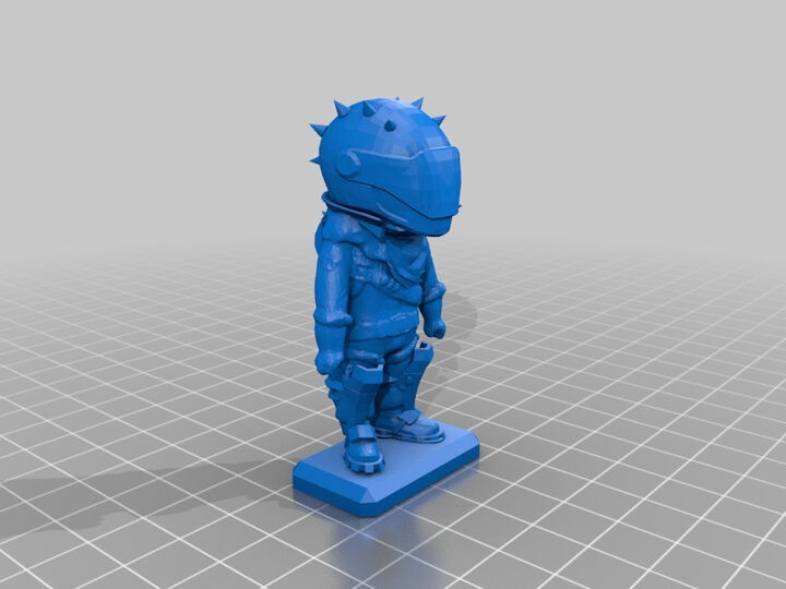 Fortnite Rust Lord Mini Figure (WIP) - 3D Printable Model on