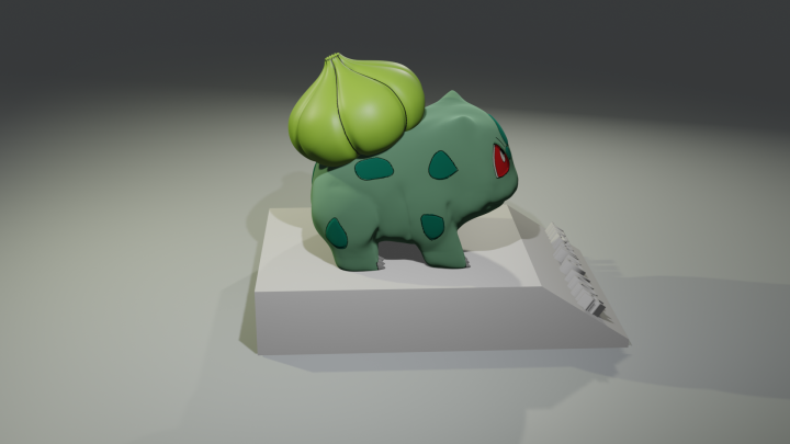 Bulbasaur with platform