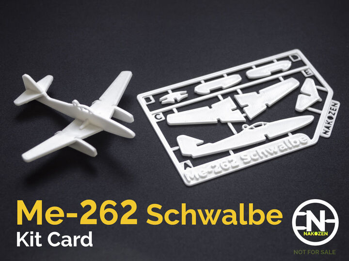 Me-262 Schwalbe Kit Card