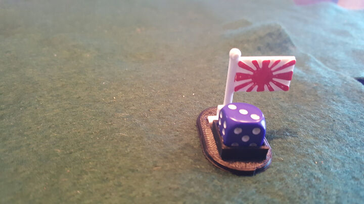 Imperial Japanese Battle Flag Pin Marker
