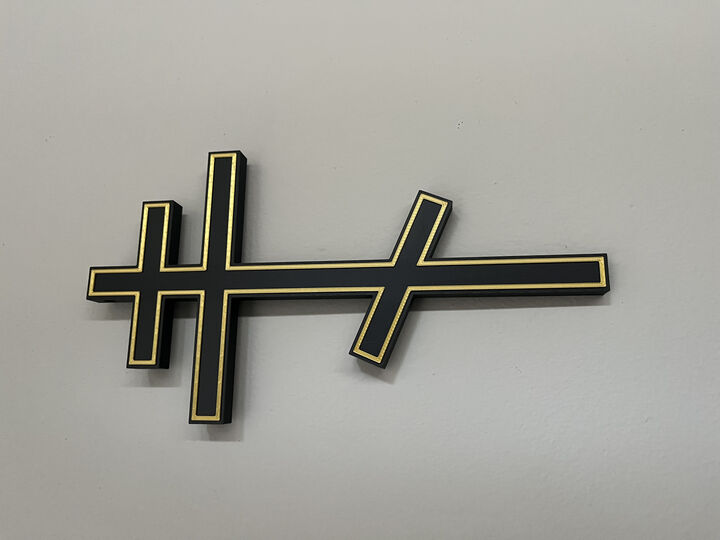 LARGE 3 BAR EASTERN ORTHODOX CROSS