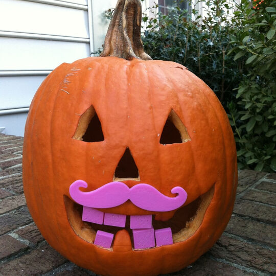 Pumpkin Moustache