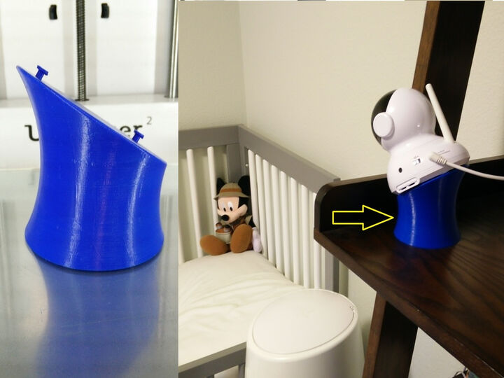 Baby Monitor Angled Support for Shelf