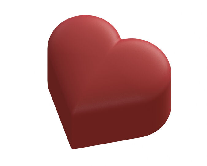 Domed Heart Shaped Box