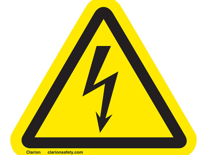 Electrical Shock/Electrocution Sign