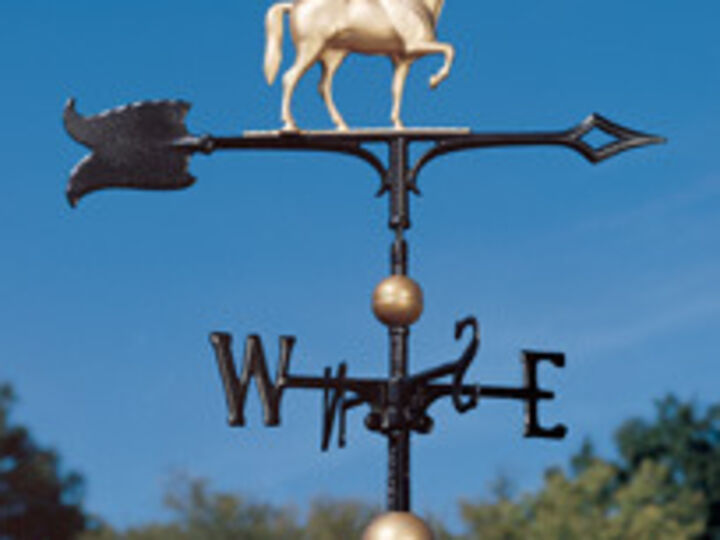 30 Inch Full-Bodied Horse Weathervane