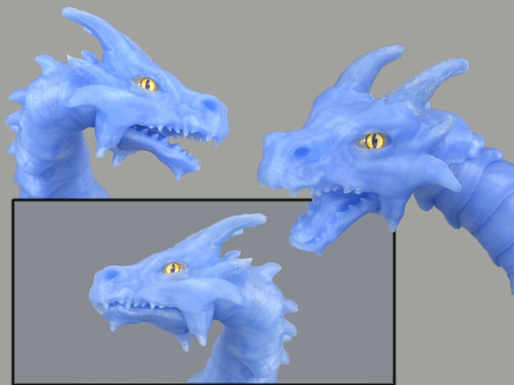 Articulated dragon mouth