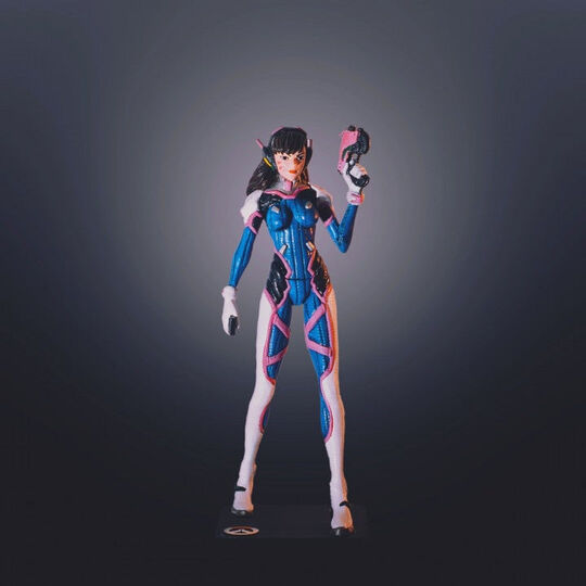 Overwatch D Va Full figurine 3D Printable Model on