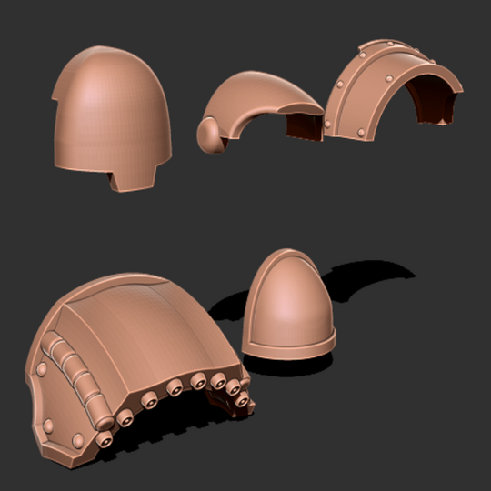 Blank sections of Armor