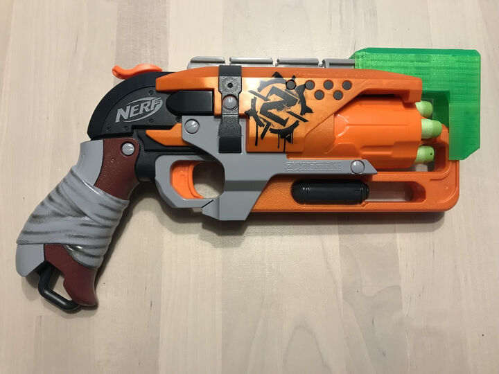 Nerf Hammershot Lauf Aufsatz - 3D Printable Model on Treatstock