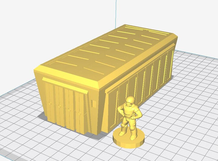 Star Wars Legion Terrain Large Container (B - 3D Printable Model on ...