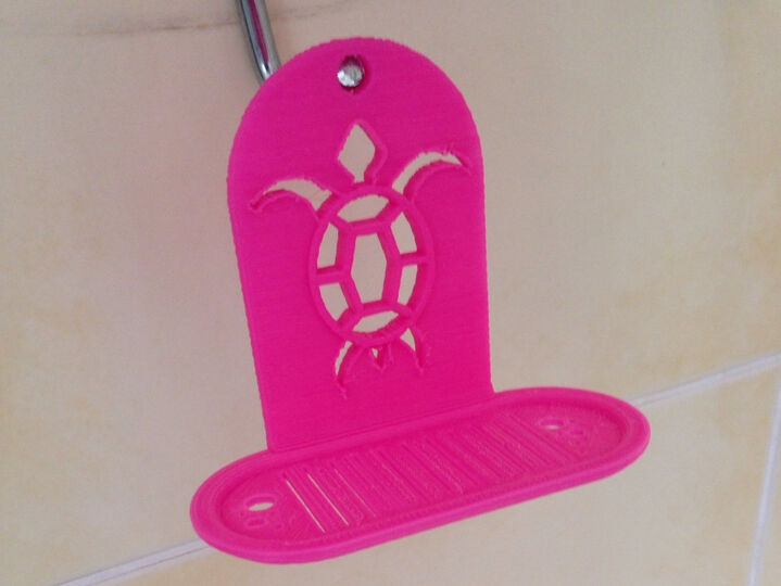 Turtle soap hanger