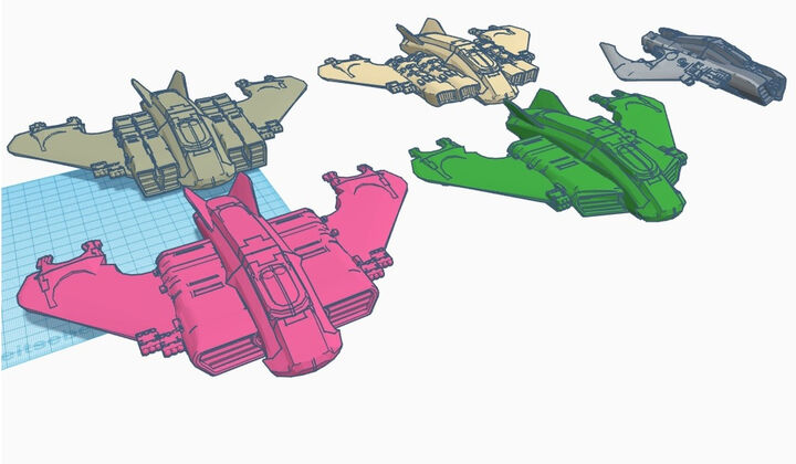 WIP space communists Bomber concepts - DO NOT PRINT