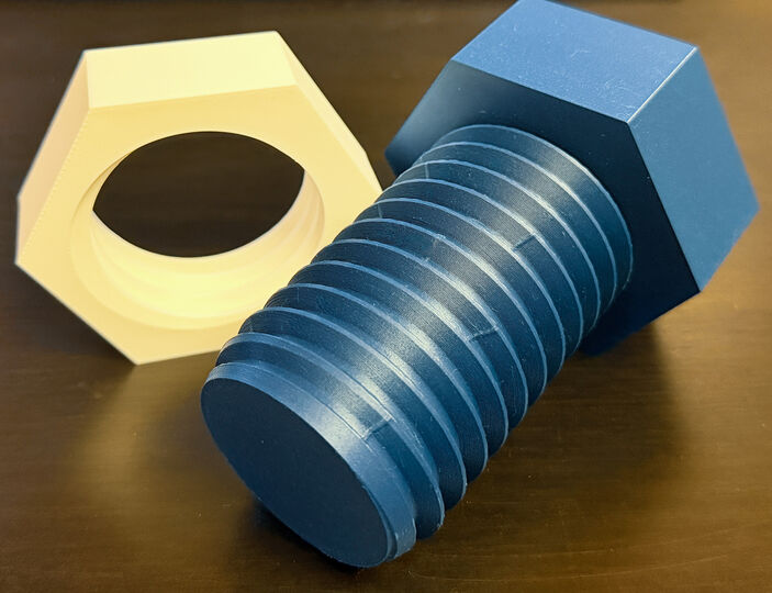 Oversized Screw & Nut Fidget Toy