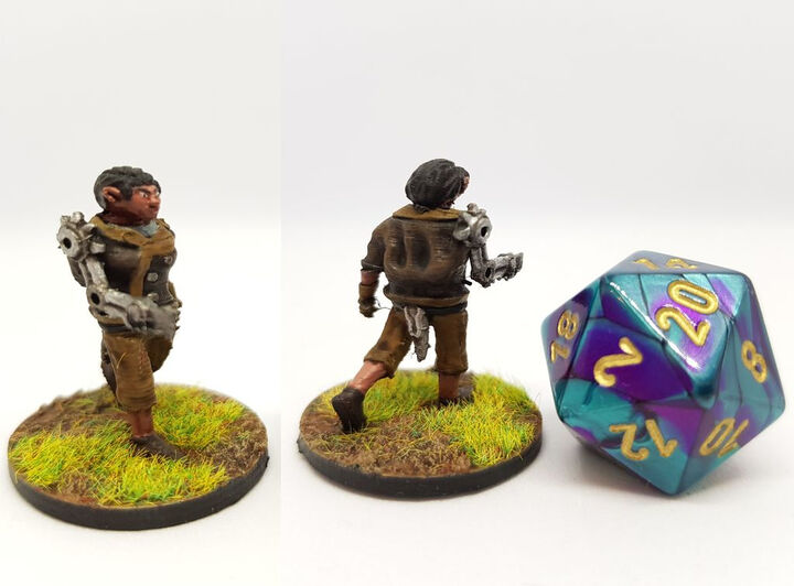 Gnome Rogue Assassin for 28mm tabletop roleplaying