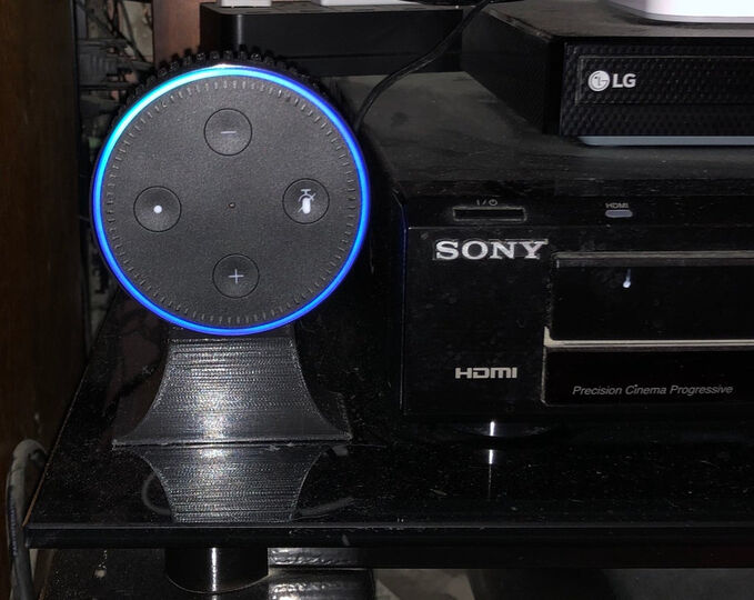 Echo Dot Stand/Hanger (2nd Gen) - 3D Printable Model on Treatstock