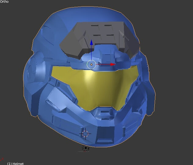 Halo Reach Noble 6 Mark 5 B Style Helmet Wi - 3D Printable Model On ...