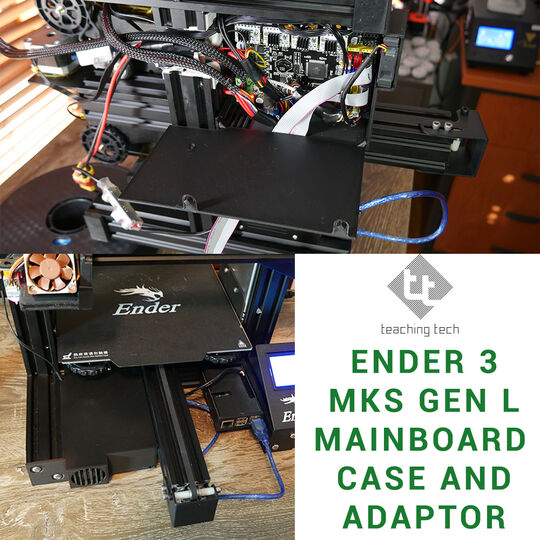 Ender 3 MKS Gen L adaptor case and mount