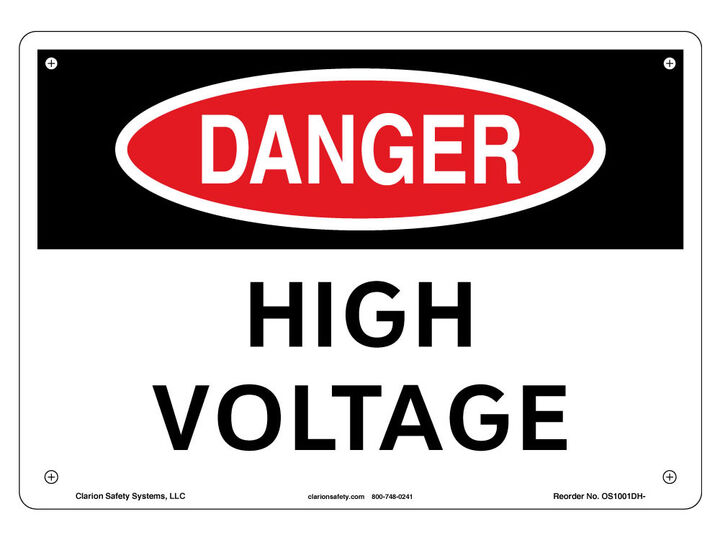 Danger/High Voltage Sign